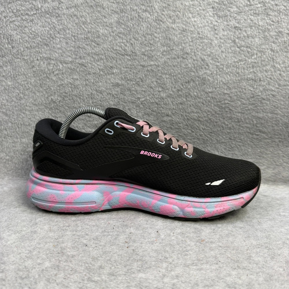 Brooks Ghost 15 Women Shoes Size 7.5 Black Pink Blue Running Sneaker 1203801B099 - Picture 6 of 10